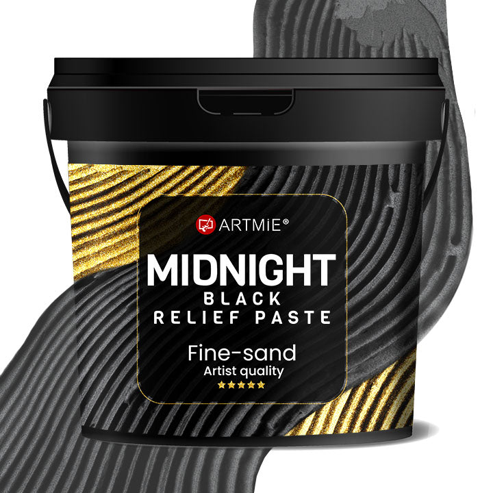 3D fekete dombornyomópaszta ARTMIE Midnight (1)