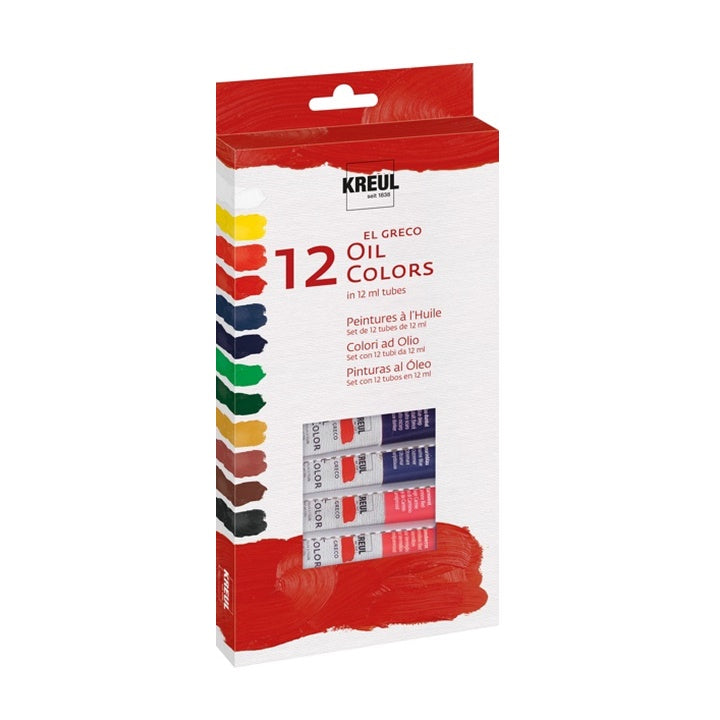 Olajfesték el Greco KREUL / 12 x 12 ml
