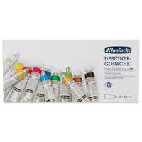 Schmincke DESIGNERs Gouache gouache festék kartondobozos készlet, 12 x 20 ml