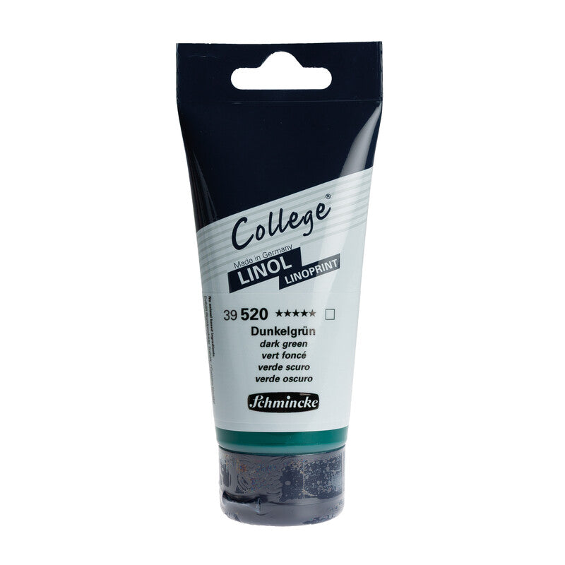 Schmincke College Linol linómetsző festék 75 ml – 520 Mélyzöld