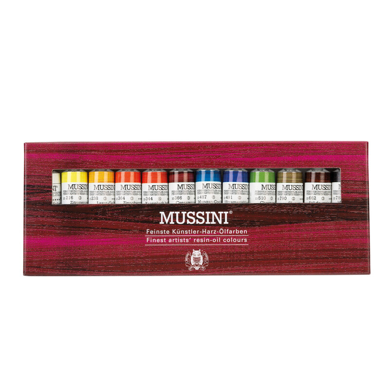Schmincke MUSSINI kartondobozos készlet, 12 x 15 ml