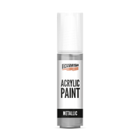 Akrilfesték metál - 20 ml – rococo silver