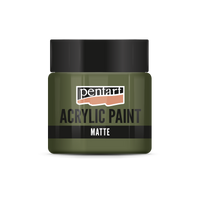 Matt akrilfesték - 50 ml – khaki