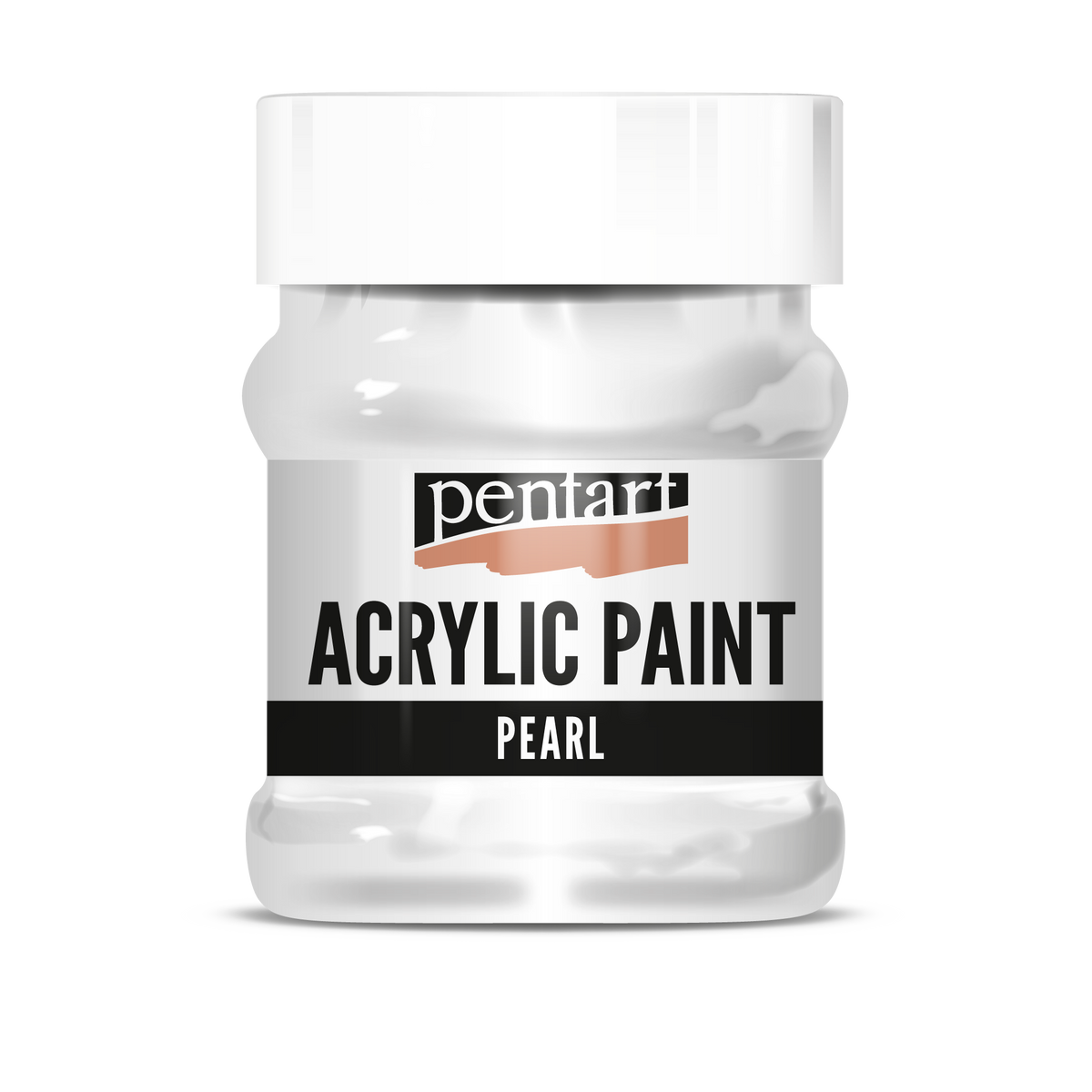 Pentart gyöngyház akrilfesték 230 ml - fehér