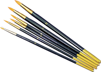 Kontúrozó ecset készlet/6 részes – pointed, 6 pcs/pack, sizes 2,4,6,8,10,12