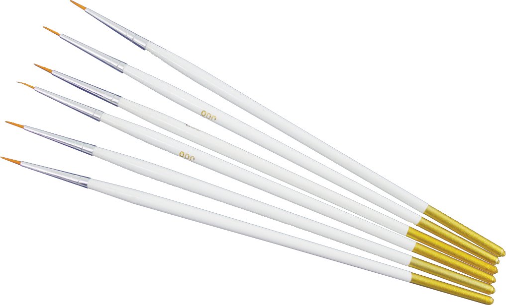 Kontúrozó ecset készlet/6 részes – liner, 6 pcs/pack, size 000