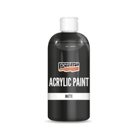 Pentart matt akrilfesték 500 ml fekete