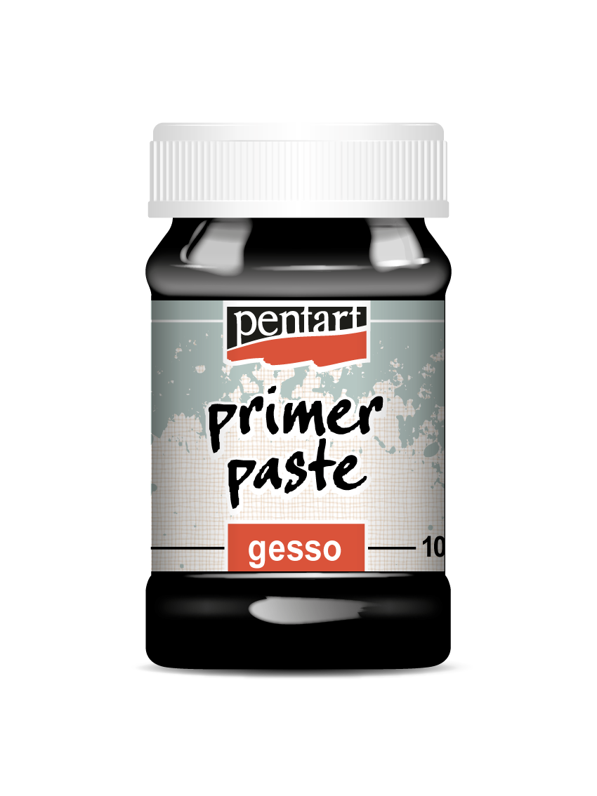 Pentart alapozó paszta - 100 ml, fekete