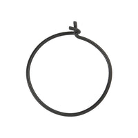 20mm kerek fülbevaló alap - 8 db különböző színben