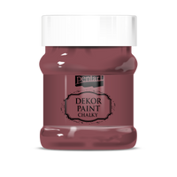 Krétafesték Chalky Pentart - 230 ml – Burgundy red