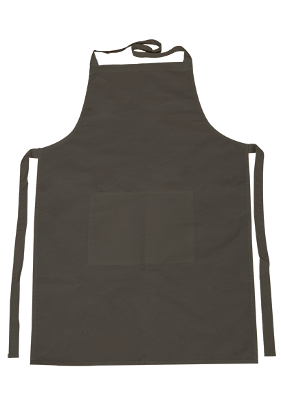 Pamut kötény - 70 x 75 cm – cm black
