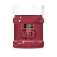 Krétafesték Chalky Pentart - 230 ml – cardinal-red