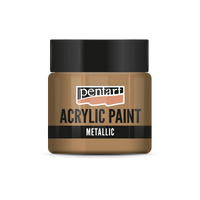 Metál akrilfesték - 50 ml – bronze