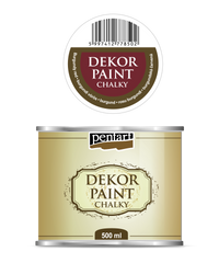 Krétafesték Chalky Pentart - 500 ml – Burgundy red
