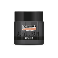 Metál akrilfesték - 50 ml – graphite