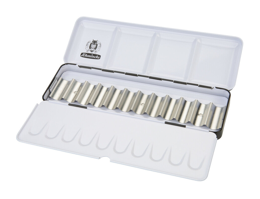 Schmincke üres fémdoboz 12 x 5 ml tubushoz