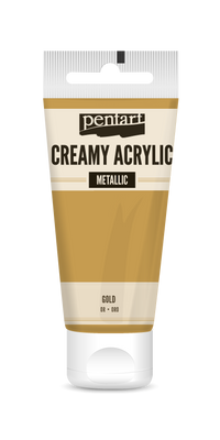 creamy acrylic metallic 60 ml – arany