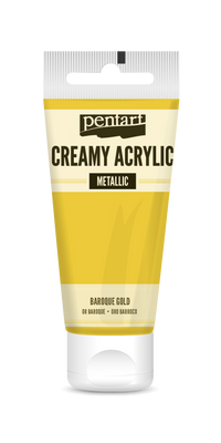creamy acrylic metallic 60 ml – barokk arany