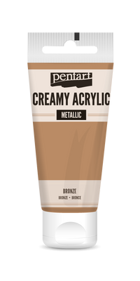 creamy acrylic metallic 60 ml – bronz