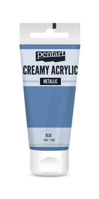 creamy acrylic metallic 60 ml – kék