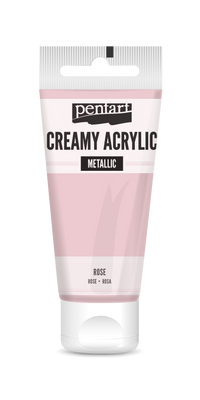 creamy acrylic metallic 60 ml – rózsaszín