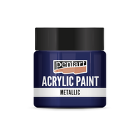 Metál akrilfesték - 50 ml – cobalt blue