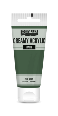 Krémes akrilfesték matt Pentart 60 ml – pine green