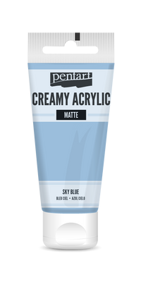 Krémes akrilfesték matt Pentart 60 ml – sky blue