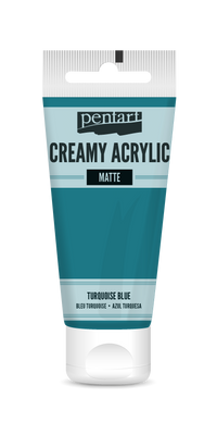 Krémes akrilfesték matt Pentart 60 ml – turquoise blue
