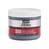 Pebeo Studio fekete gesso 500 ml