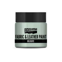 delicate fabric & leather paint 50 ml – zöldes ezüst