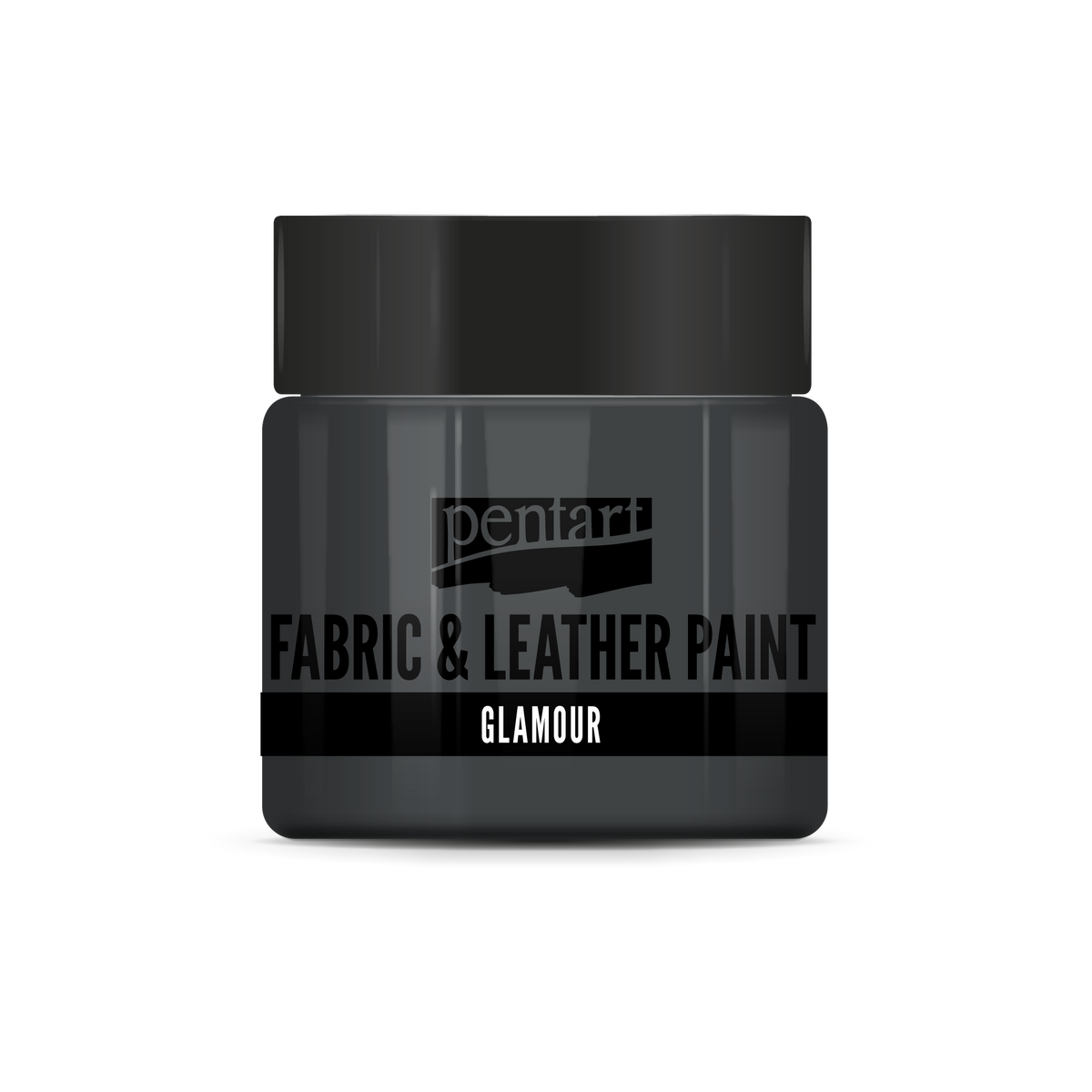 glamour fabric & leather paint 50 ml – antik ezüst