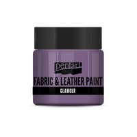 glamour fabric & leather paint 50 ml – ezüstlila