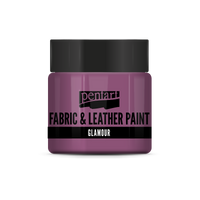 glamour fabric & leather paint 50 ml – ezüstrózsaszín