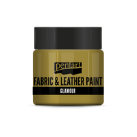 glamour fabric & leather paint 50 ml – arany