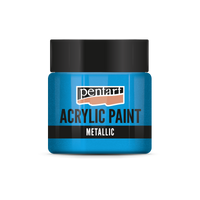 Metál akrilfesték - 50 ml – sparkling blue
