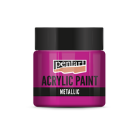 Metál akrilfesték - 50 ml – magenta