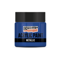 Metál akrilfesték - 50 ml – blue
