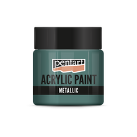 Metál akrilfesték - 50 ml – teal