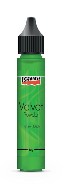 Pentart Velvet powder bársonypor világoszöld 4 g