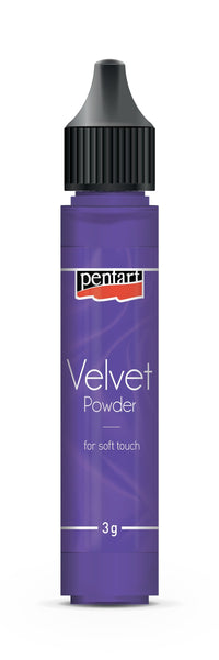 Pentart bársonypor Velvet powder - purple 3 g