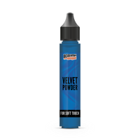 Pentart Velvet powder bársonypor kék 3 g
