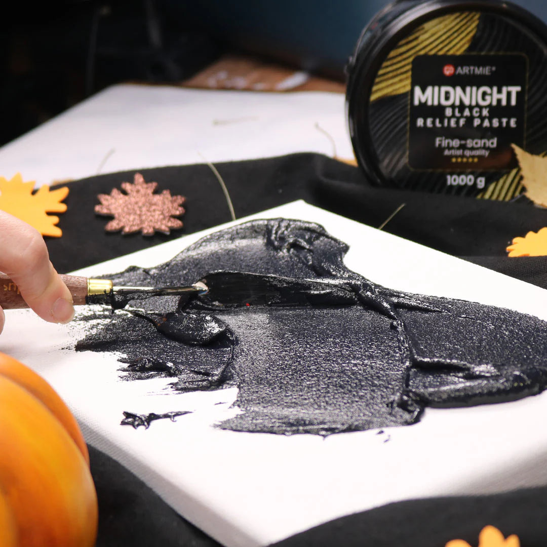 3D fekete dombornyomópaszta ARTMIE Midnight