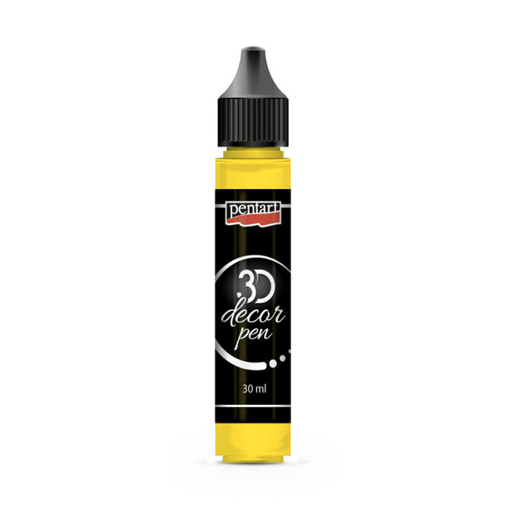 3D dekortoll Pentart 30 ml – Citrine Yellow