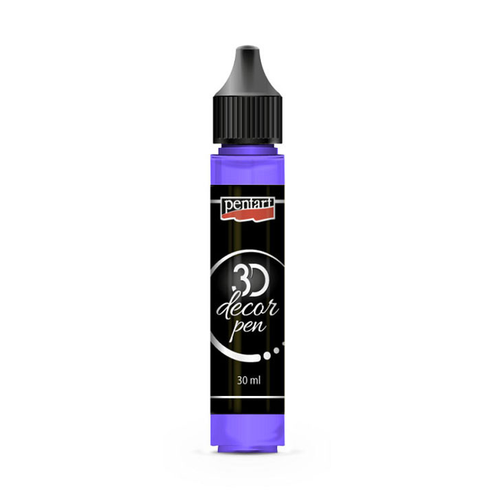 3D dekortoll Pentart 30 ml – Amethyste Purple