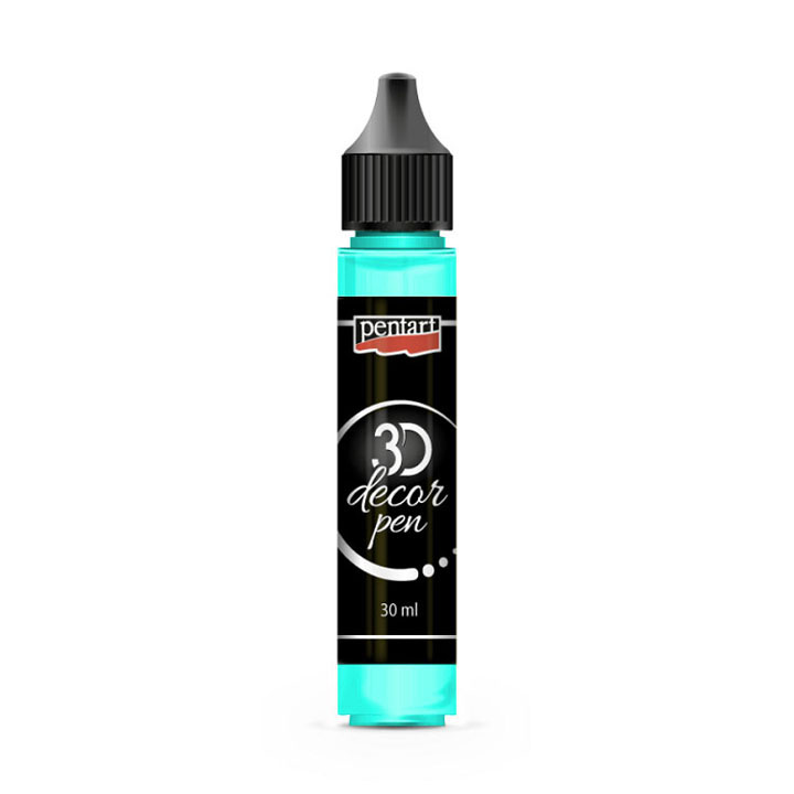 3D dekortoll Pentart 30 ml – Aquamarine Blue