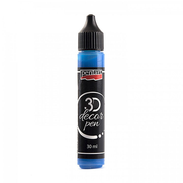3D dekortoll Pentart 30 ml – Tourmaline Blue