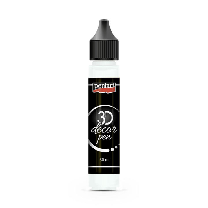 3D dekortoll Pentart 30 ml – White
