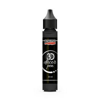3D dekortoll Pentart 30 ml – Black