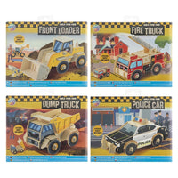 3D fa puzzle matricákkal